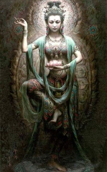 Grüne Tara, Symbol für die weibliche Kraft